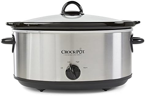 Crock-Pot 7 Quart Oval Manual Slow Cooker – Stainless Steel - D64 | Collection Clover View - NHBM