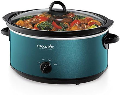 Crock-Pot 7 Quart Manual Slow Cooker – Turquoise - P2K | Series Moss Creek - DJYM