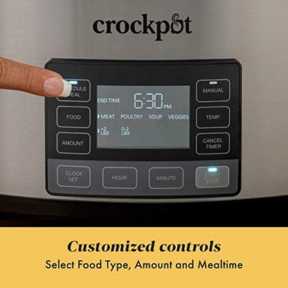 Crock-Pot MyTime 6 Quart Programmable Slow Cooker - L2V | Select Cloud Drift - YWJK
