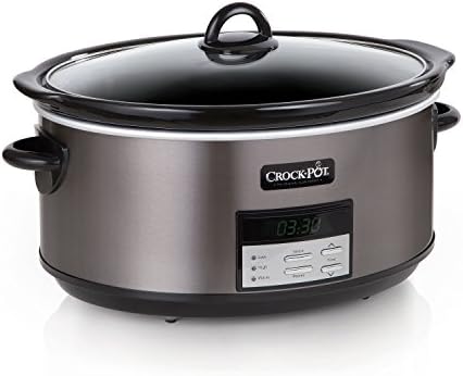 Crock-Pot 8 Quart Programmable Slow Cooker with Auto Warm - H5D | Edition Maple Hollow - BEMT