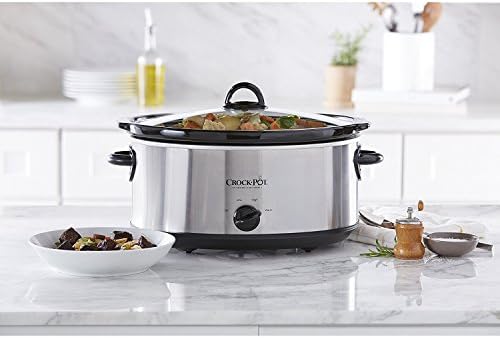 Crock-Pot 7 Quart Oval Manual Slow Cooker – Stainless Steel - D64 | Collection Clover View - NHBM
