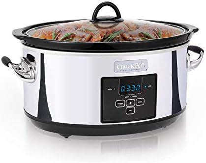 Crock-Pot 7 Quart Programmable Slow Cooker – Polished Platinum - BCU | Signature Clover Prairie - EQMV