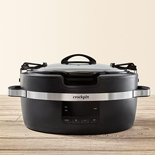 Crock-Pot Thermoshield 6 Quart Slow Cooker with Carry Handles - UNK | Select Velvet Branch - WQWV