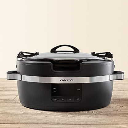 Crock-Pot Thermoshield 6 Quart Slow Cooker with Carry Handles - UNK | Select Velvet Branch - WQWV