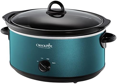 Crock-Pot 7 Quart Manual Slow Cooker – Turquoise - P2K | Series Moss Creek - DJYM