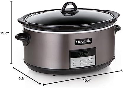 Crock-Pot 8 Quart Programmable Slow Cooker with Auto Warm - H5D | Edition Maple Hollow - BEMT