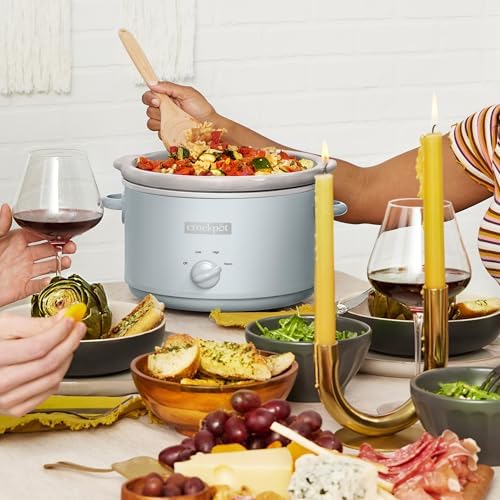 Crock-Pot 4.5 Quart Manual Slow Cooker – Macaroon Blue - 89C | Edition Linen Lane - EFAY