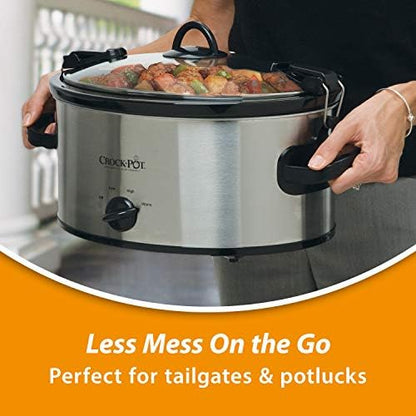 Crock-Pot Cook & Carry 6 Quart Portable Slow Cooker - MR7 | Select Winter Ridge - KHDP