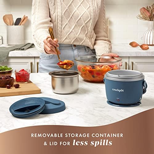 Crock-Pot Electric Lunch Box Food Warmer 20oz – Faded Blue - QBI | Collection Amber Path - LHDK