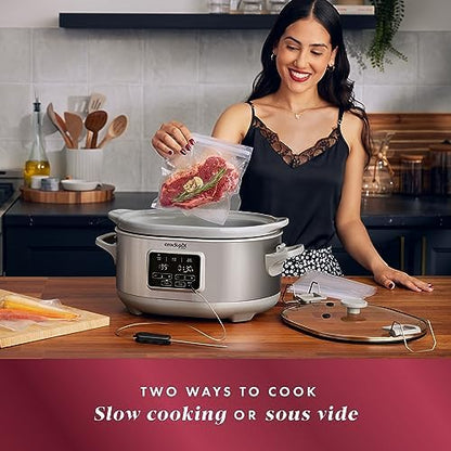 Crock-Pot 7 Quart Programmable Cook & Carry Slow Cooker - 366 | Select Moonlit Harbor - JPGY
