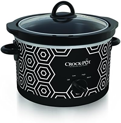 Crock-Pot 4.5 Quart Portable Slow Cooker – Black & White - 2KV | Reserve Moonlit Walk - SCXV