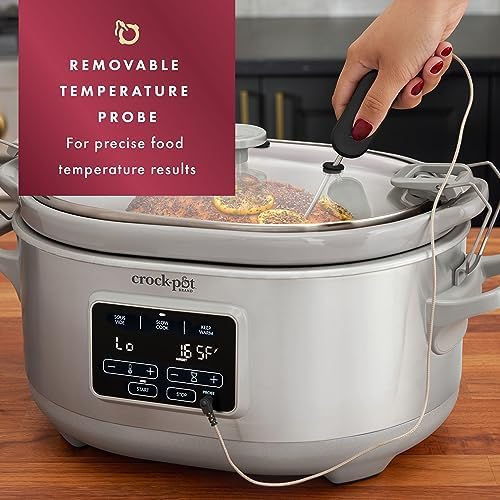 Crock-Pot 7 Quart Programmable Cook & Carry Slow Cooker - 366 | Select Moonlit Harbor - YFTM