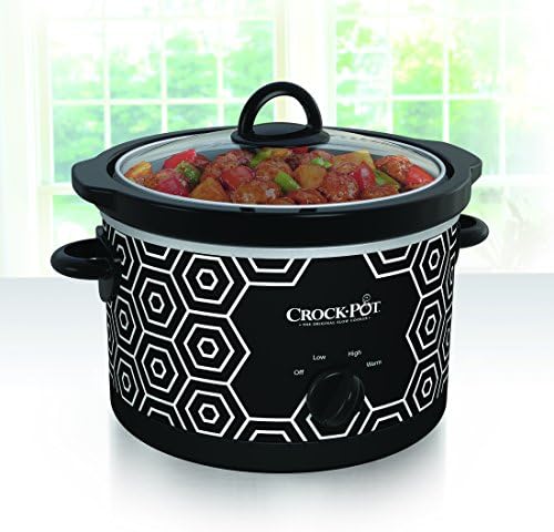 Crock-Pot 4.5 Quart Portable Slow Cooker – Black & White - 2KV | Reserve Moonlit Walk - SCXV