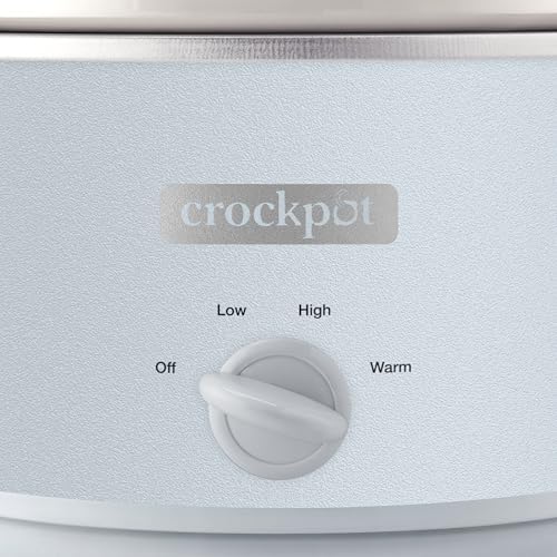 Crock-Pot 4.5 Quart Manual Slow Cooker – Macaroon Blue - 89C | Edition Linen Lane - JFFD