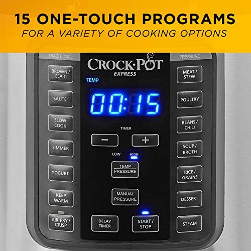 Crock-Pot Express Crisp 8 Quart 10-in-1 Pressure Cooker - M1H | Collection Meadow Glow - ZUUS