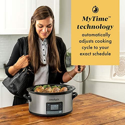 Crock-Pot MyTime 6 Quart Programmable Slow Cooker - L2V | Select Cloud Drift - EKPT