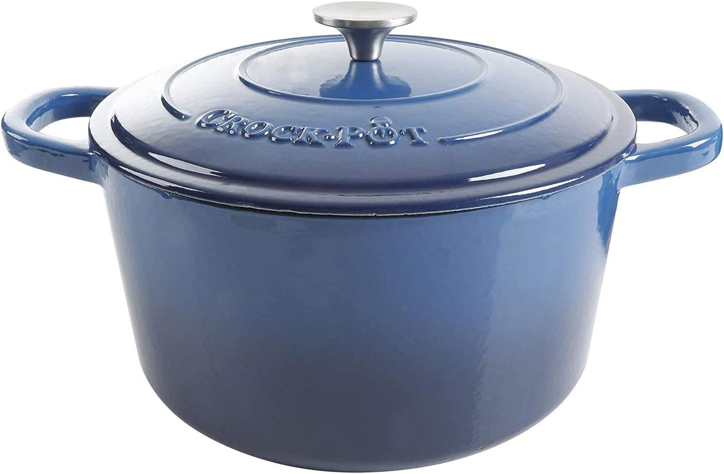 Crock-Pot 3 Quart Enameled Cast Iron Dutch Oven – Aqua - X86 | Collection Autumn Hollow - UYDZ