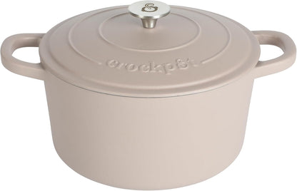 Crock-Pot 3 Quart Enameled Cast Iron Dutch Oven – Aqua - X86 | Collection Autumn Hollow - UYDZ