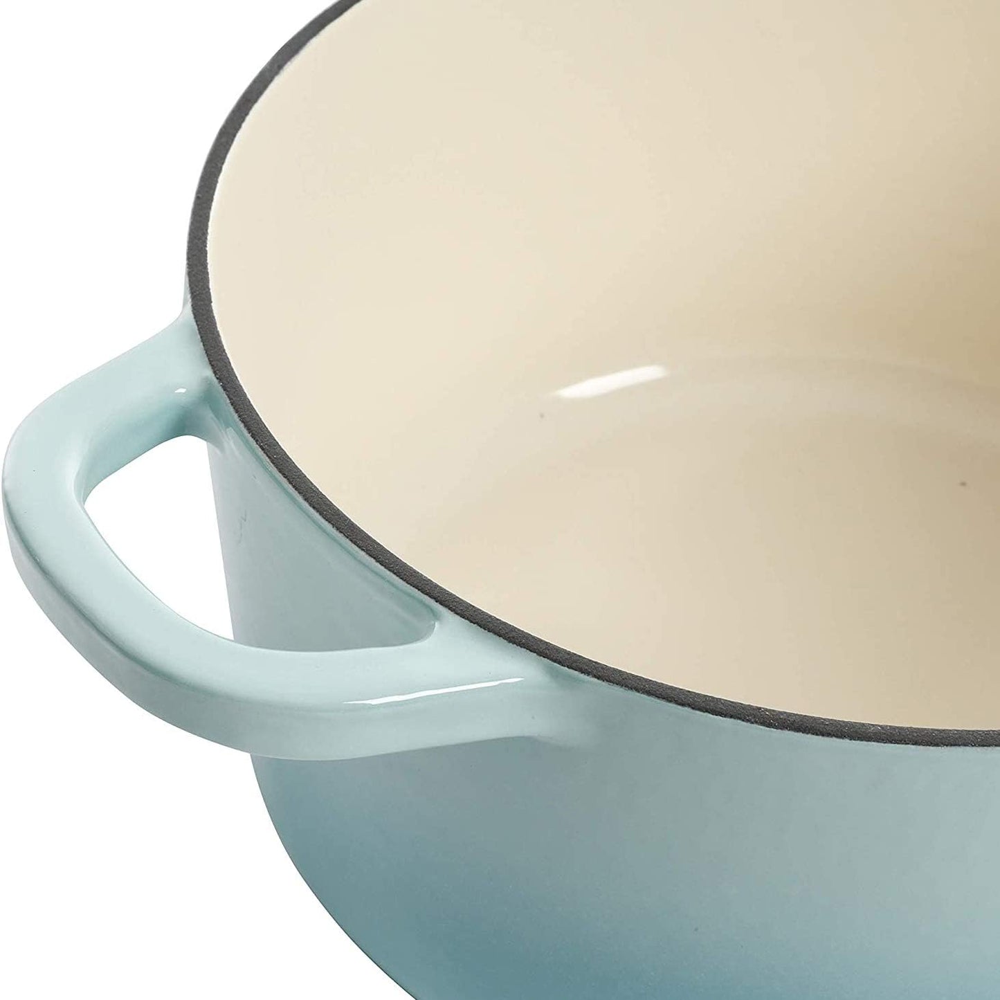 Crock-Pot 3 Quart Enameled Cast Iron Dutch Oven – Aqua - X86 | Edition Forest Market - LJAK