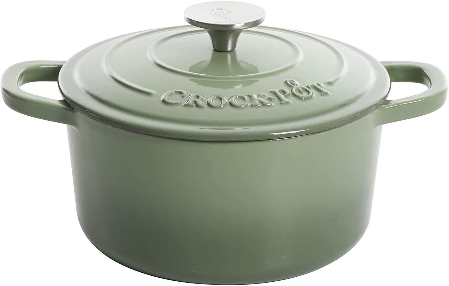 Crock-Pot 3 Quart Enameled Cast Iron Dutch Oven – Aqua - X86 | Edition Forest Market - LJAK