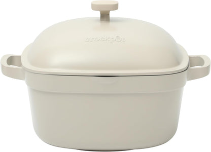 Crock-Pot 3 Quart Enameled Cast Iron Dutch Oven – Aqua - X86 | Edition Forest Market - LJAK