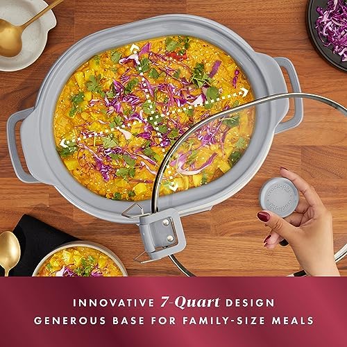 Crock-Pot 7 Quart Programmable Cook & Carry Slow Cooker - 366 | Select Moonlit Harbor - YFTM
